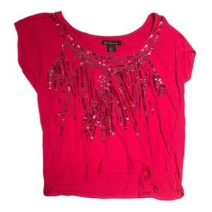 Pink Sequins Top size S